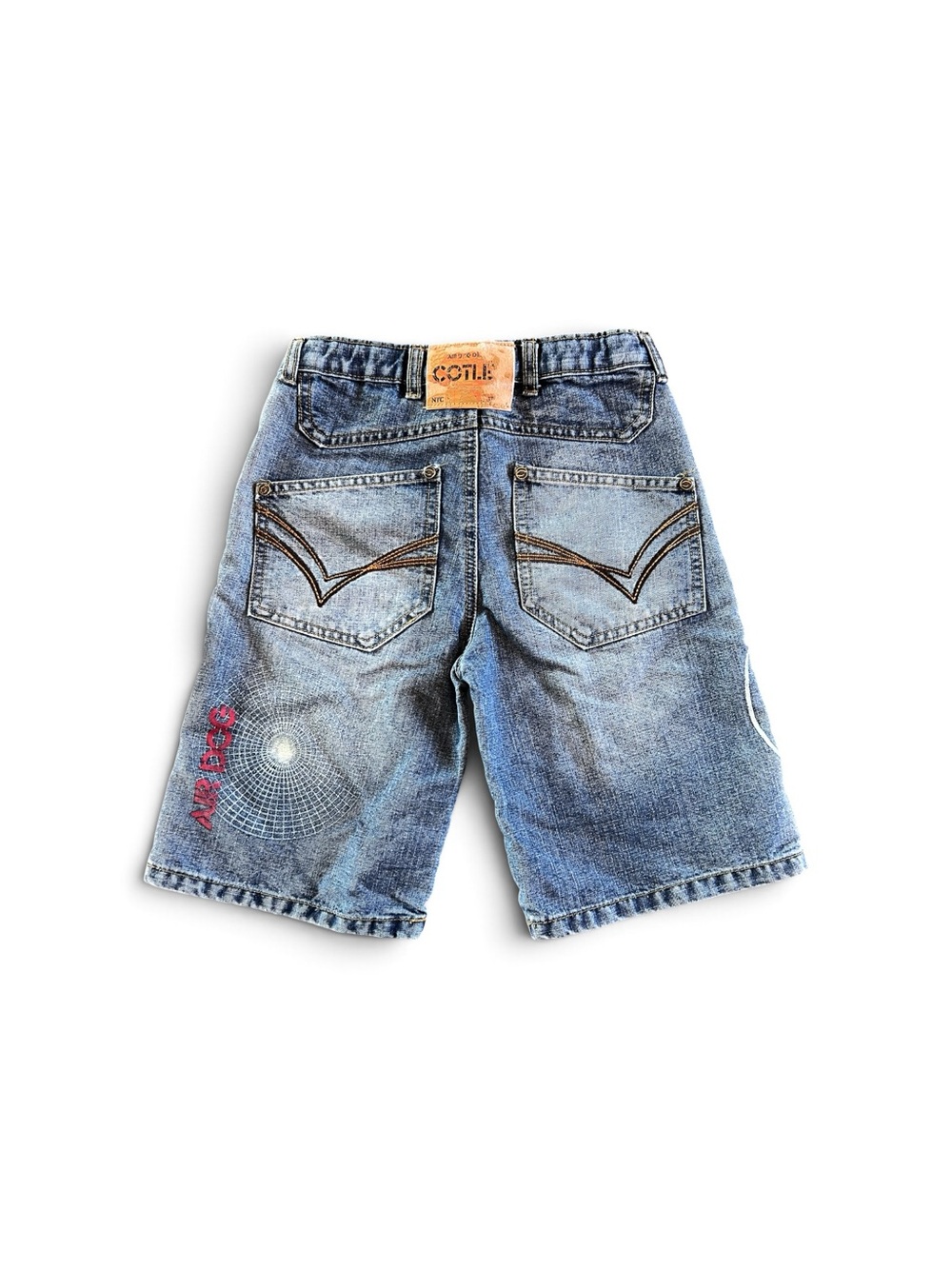 Boys Vintage Y2K Denim Cargo Shorts Size 7 - Picture 3 of 4